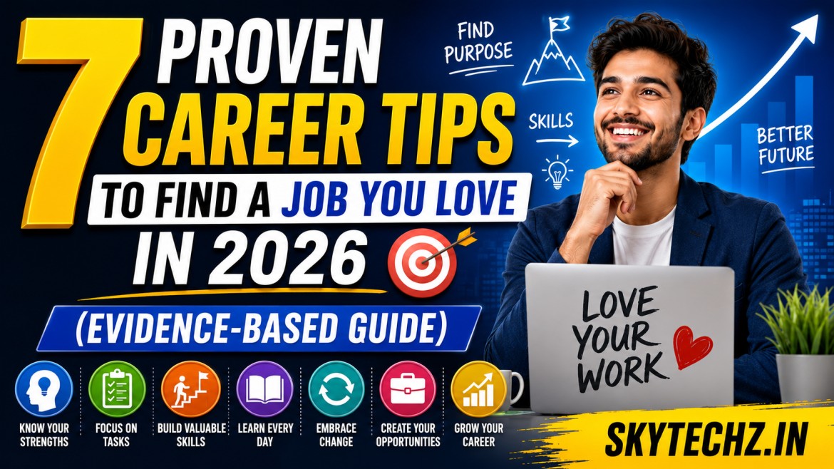7 Proven Career Tips to Find a Job You Love in 2026 (Evidence-Based Guide)