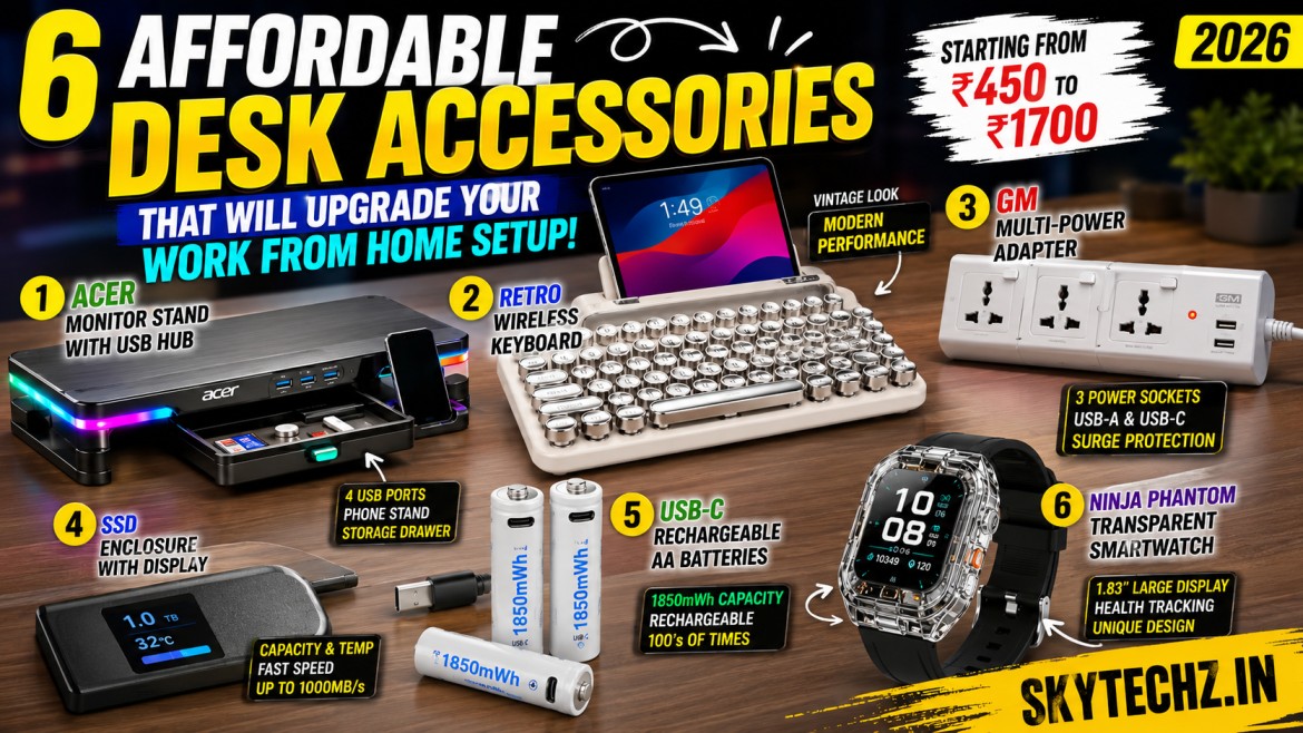 6 Affordable Desk Accessories That Will Upgrade Your Work From Home Setup in 2026