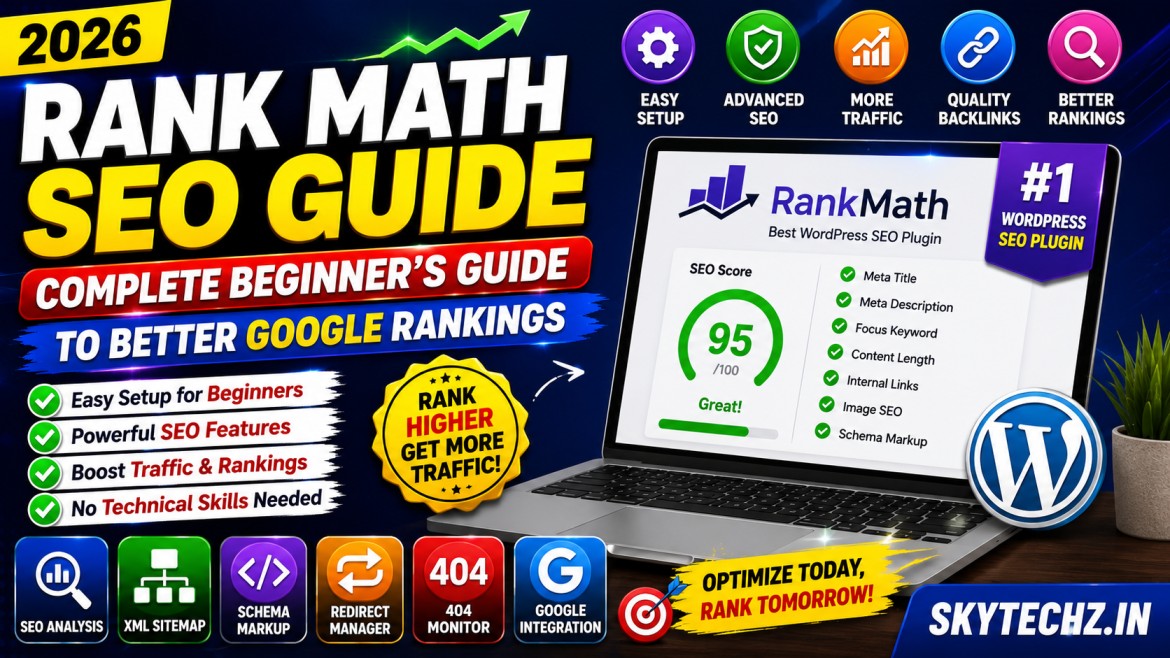 Rank Math SEO Guide 2026: Complete Beginner's Guide to Better Google Rankings